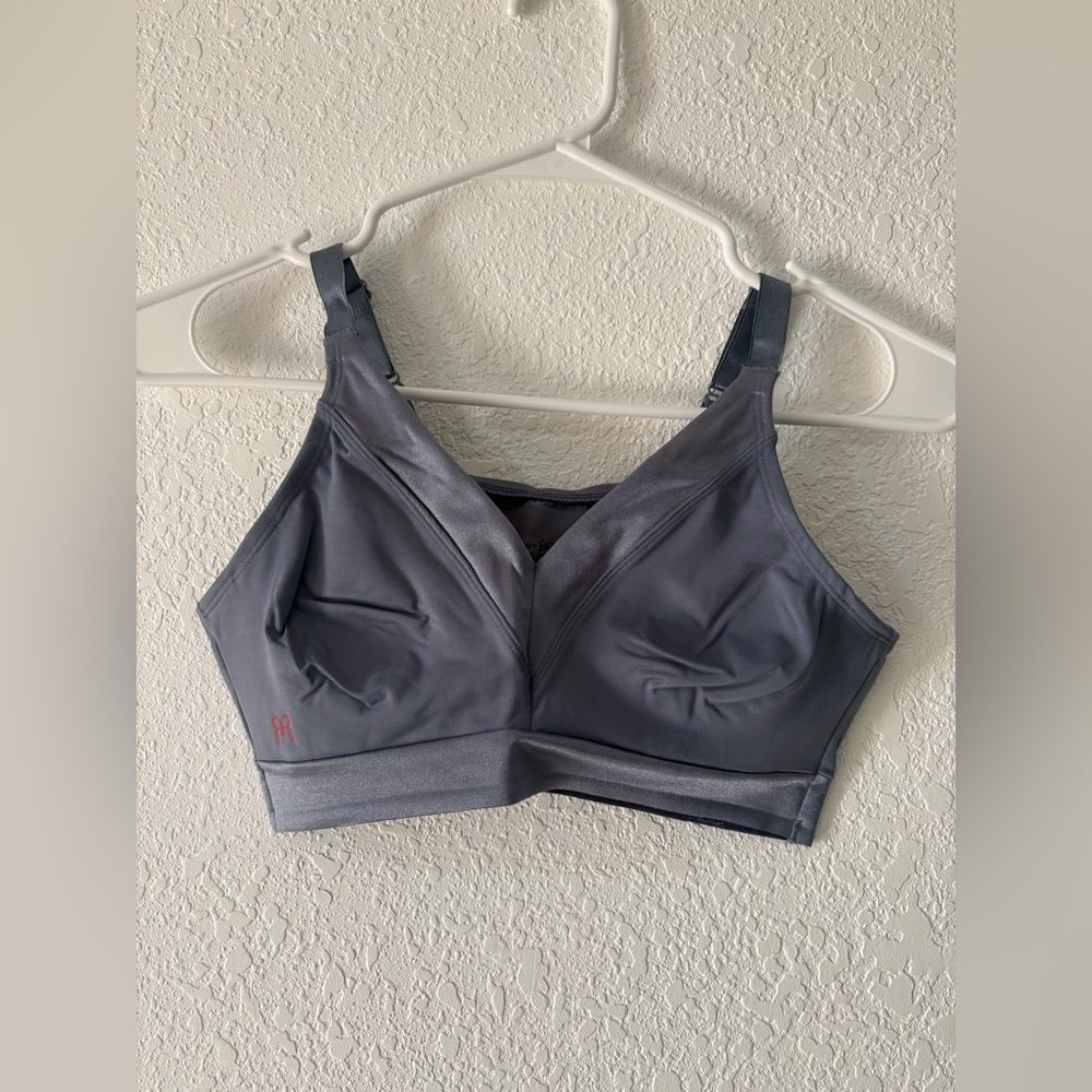 Ruby Ribbon Athena Demiette Lightweight Wireless Bra in Blue Size 32